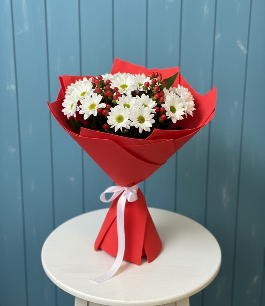 Букет цветов из: Хризантемы в Кетово