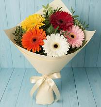 Букет цветов из:  Герберы в Кетово