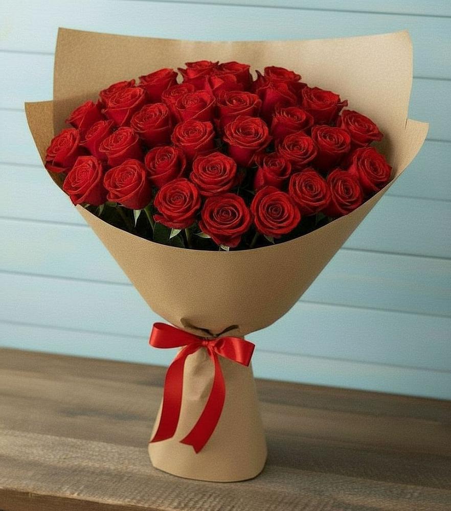Букет Красные розы Милано в Кетово