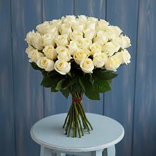 Букет 51 Белая роза Эдлесс Лав #REPLACE_PRED# Кетово