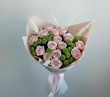 Букет цветов из:  Розы и Хризантемы в Кетово