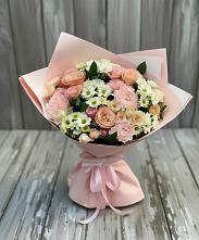 Букет цветов из:  Гвоздики, Розы и Хризантемы #REPLACE_PRED# Кетово