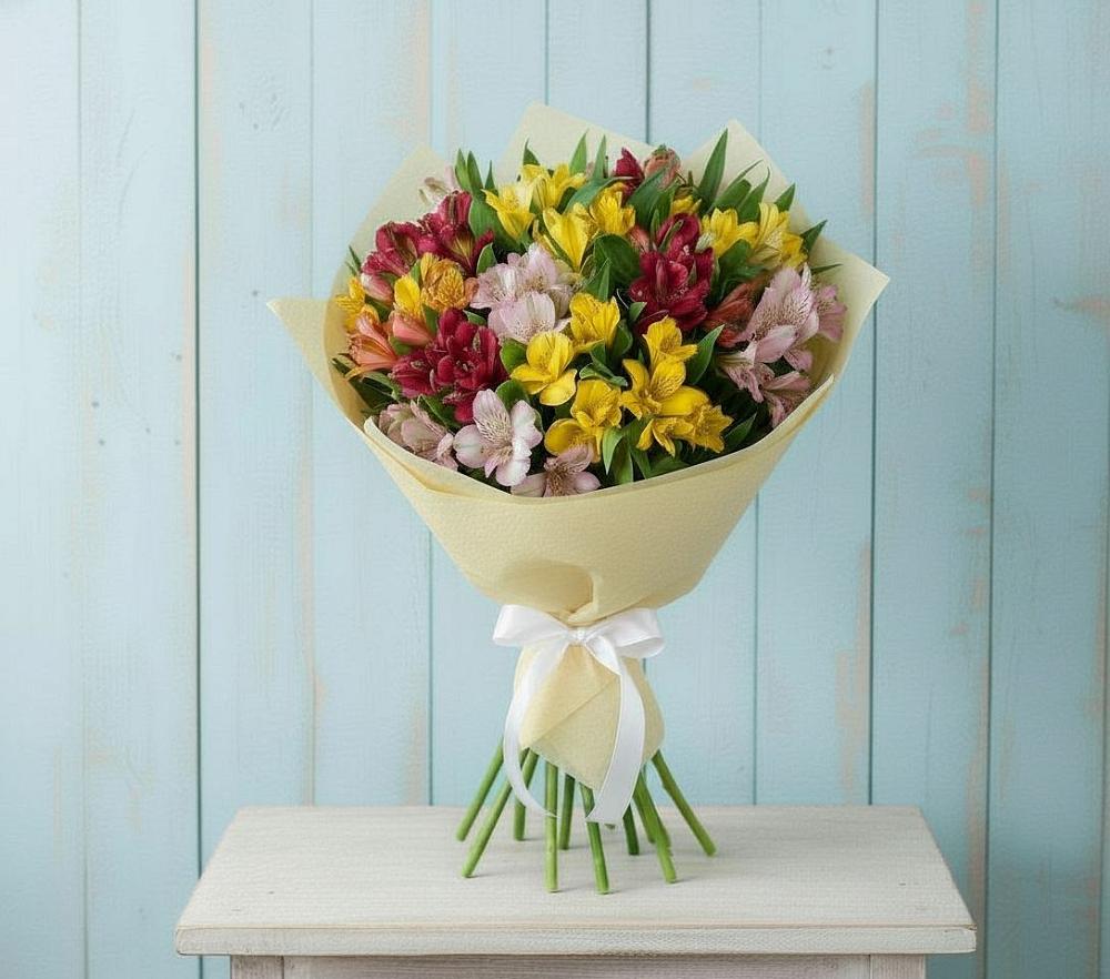 Букет цветов из: Альстромерии в Кетово