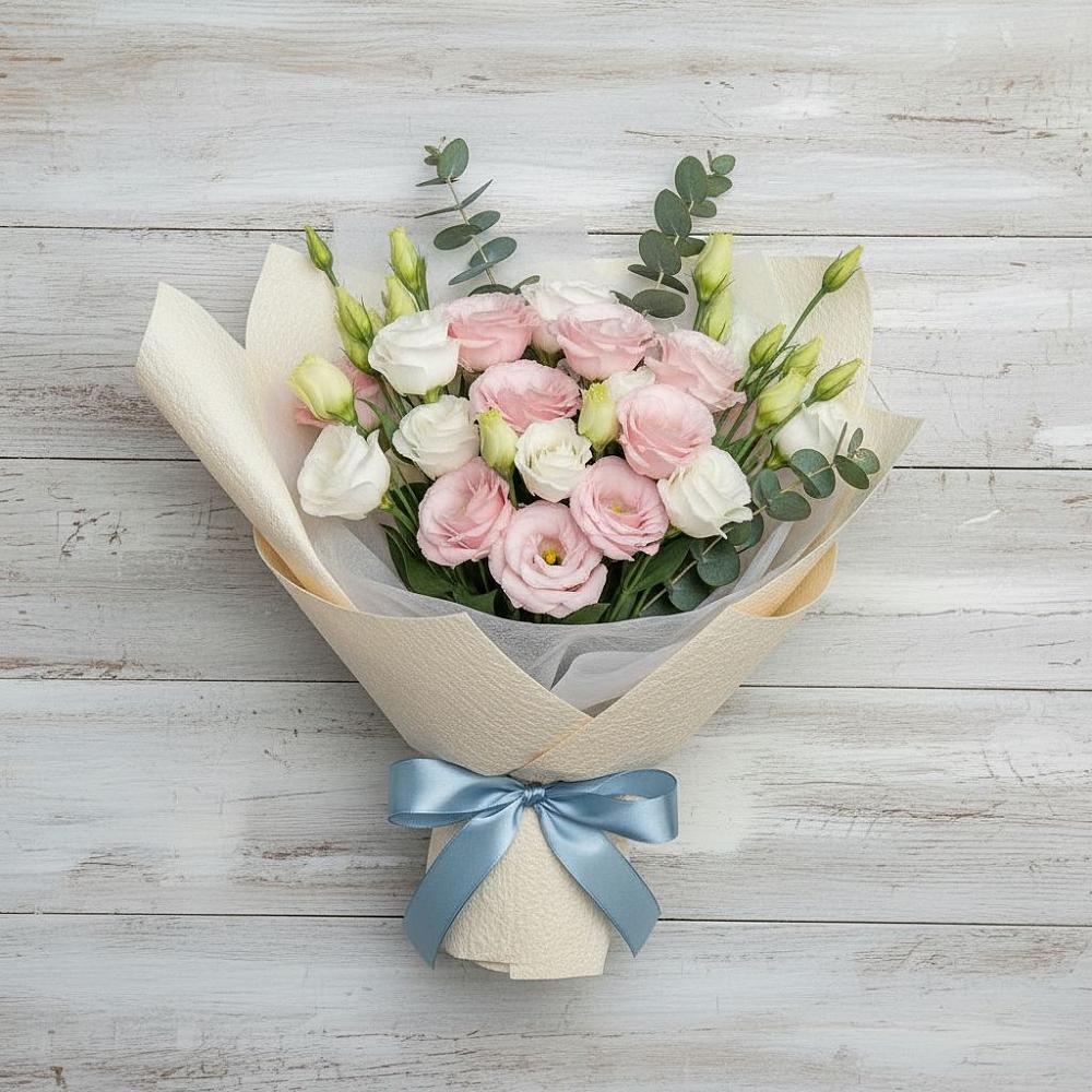 Букет цветов из: Лизиантусы в Кетово